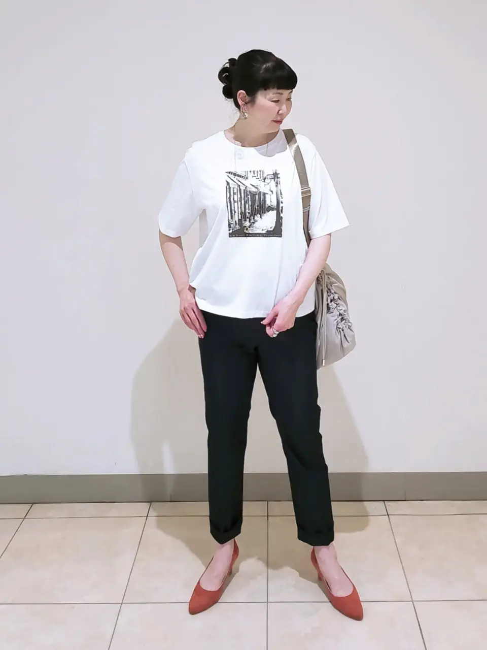 J.PRESS LADIES L スタッフ コーディネート画像