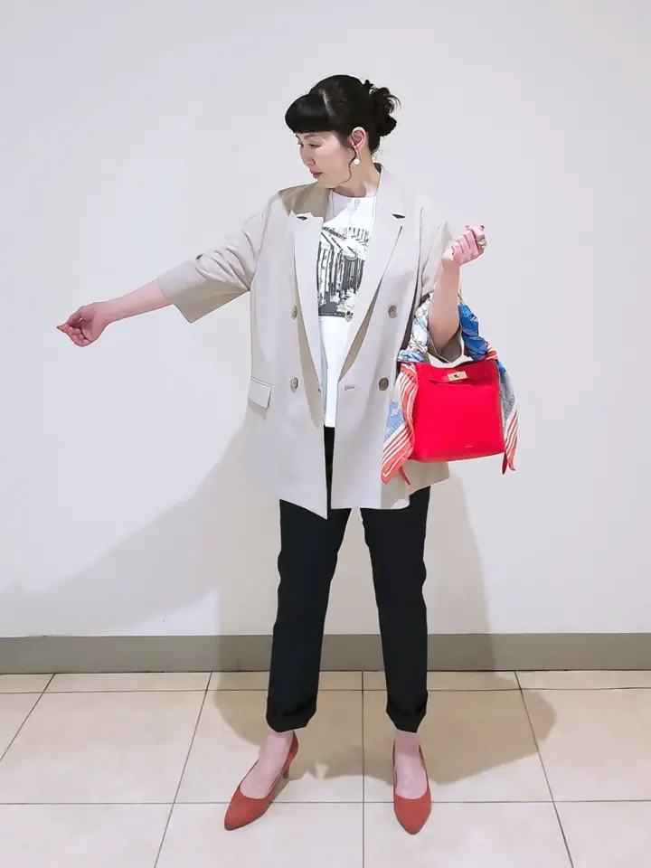 J.PRESS LADIES L スタッフ コーディネート画像