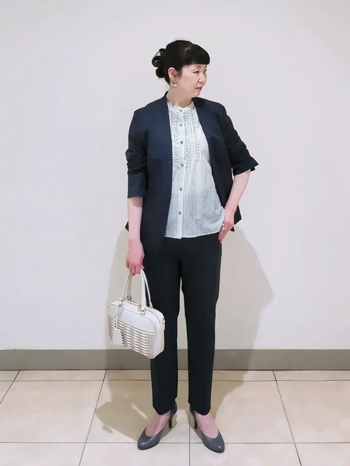 J.PRESS LADIES L スタッフ コーディネート画像
