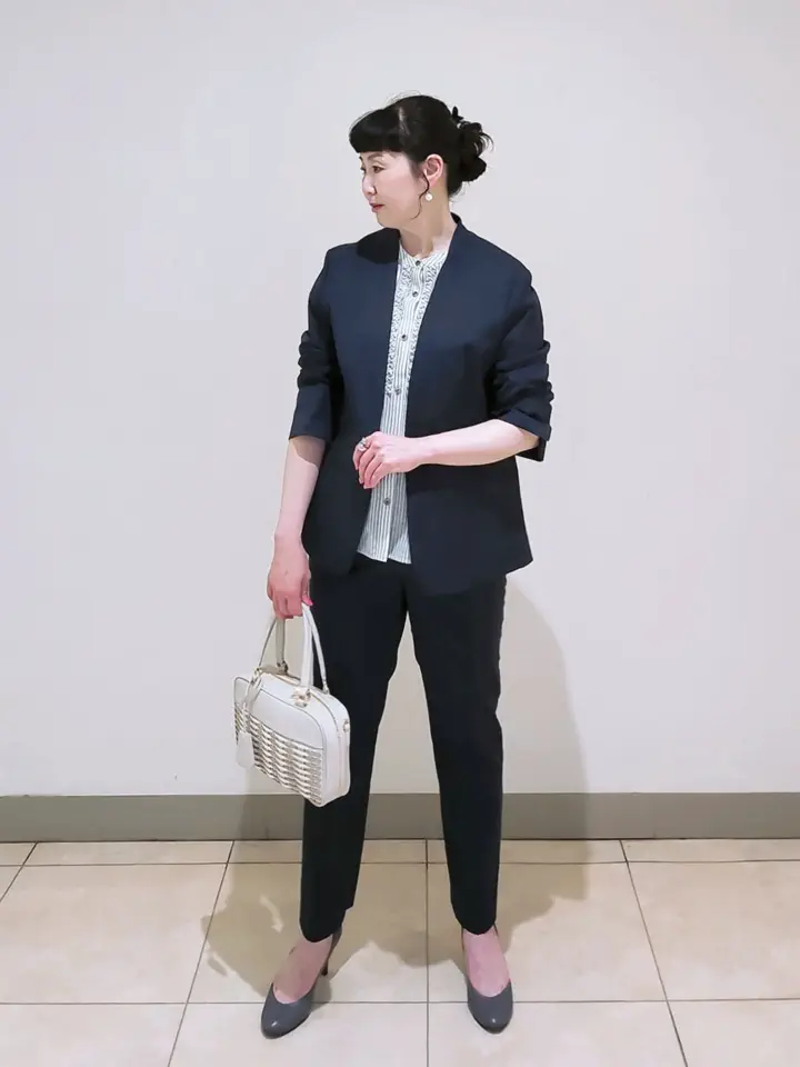 J.PRESS LADIES L スタッフ コーディネート画像