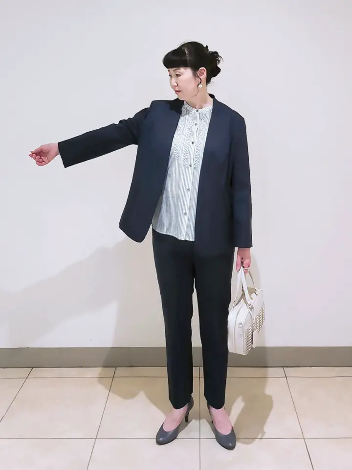 J.PRESS LADIES L スタッフ コーディネート画像