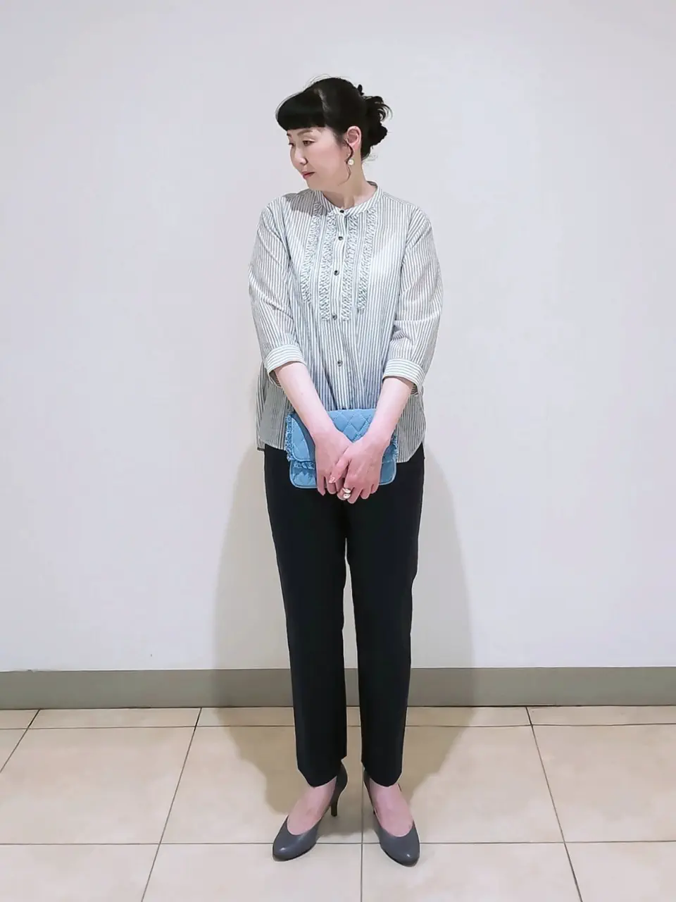 J.PRESS LADIES L スタッフ コーディネート画像