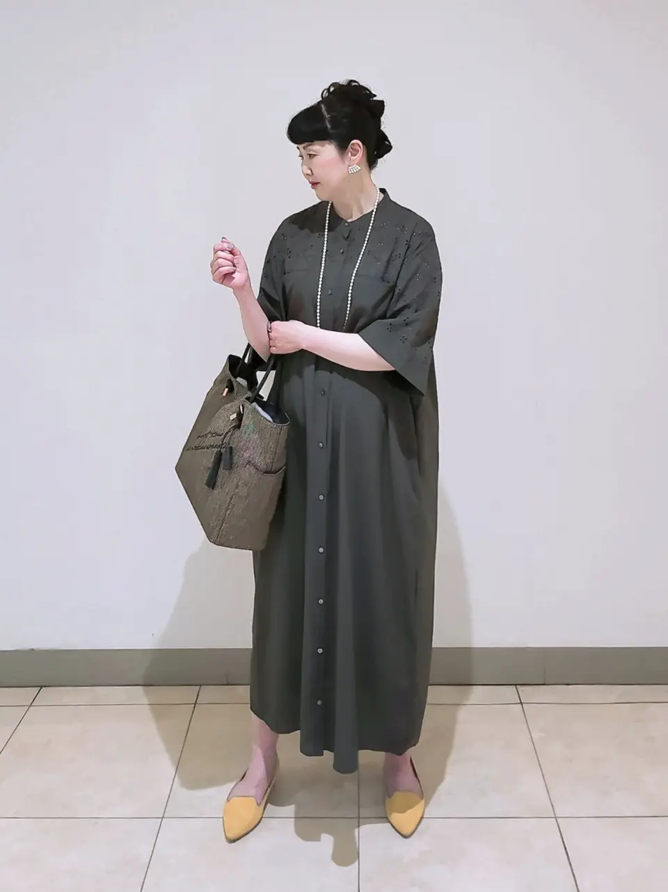 J.PRESS LADIES L スタッフ コーディネート画像