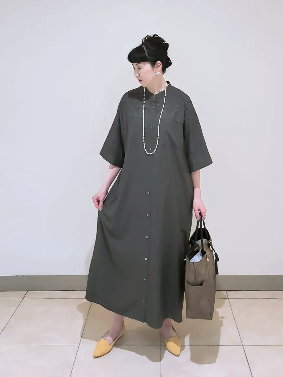 J.PRESS LADIES L スタッフ コーディネート画像