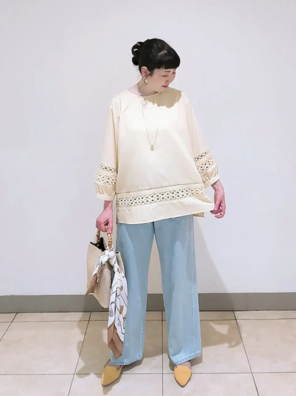 J.PRESS LADIES L スタッフ コーディネート画像