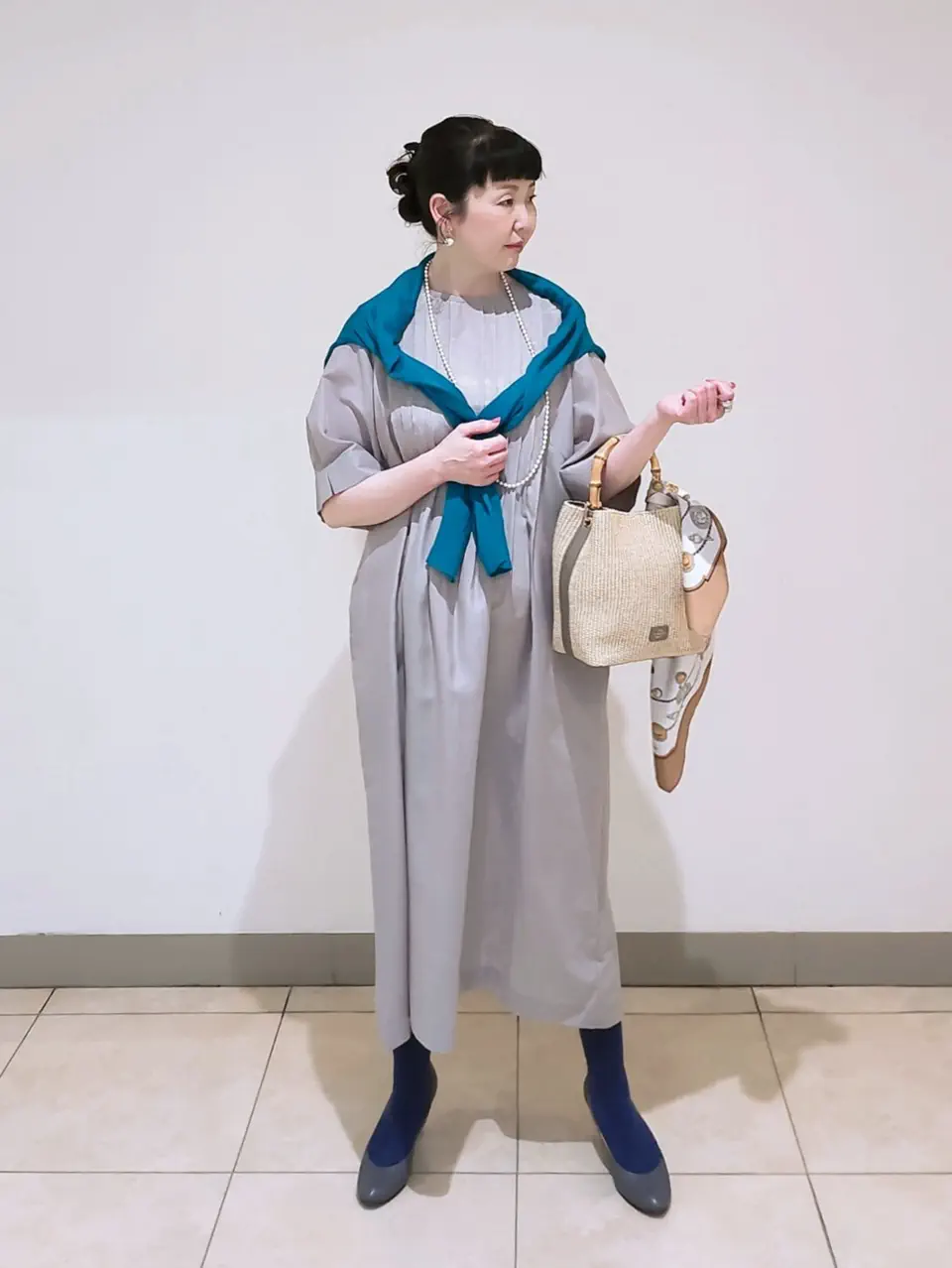 J.PRESS LADIES L スタッフ コーディネート画像