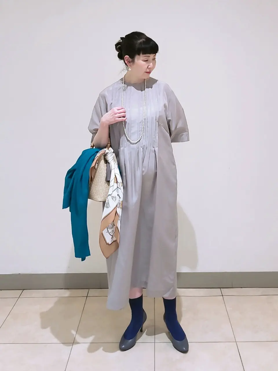 J.PRESS LADIES L スタッフ コーディネート画像