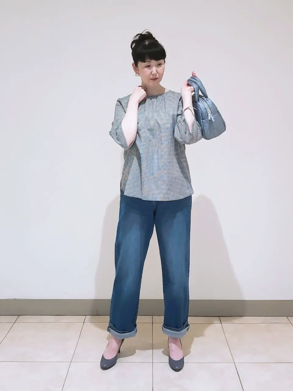 J.PRESS LADIES L スタッフ コーディネート画像