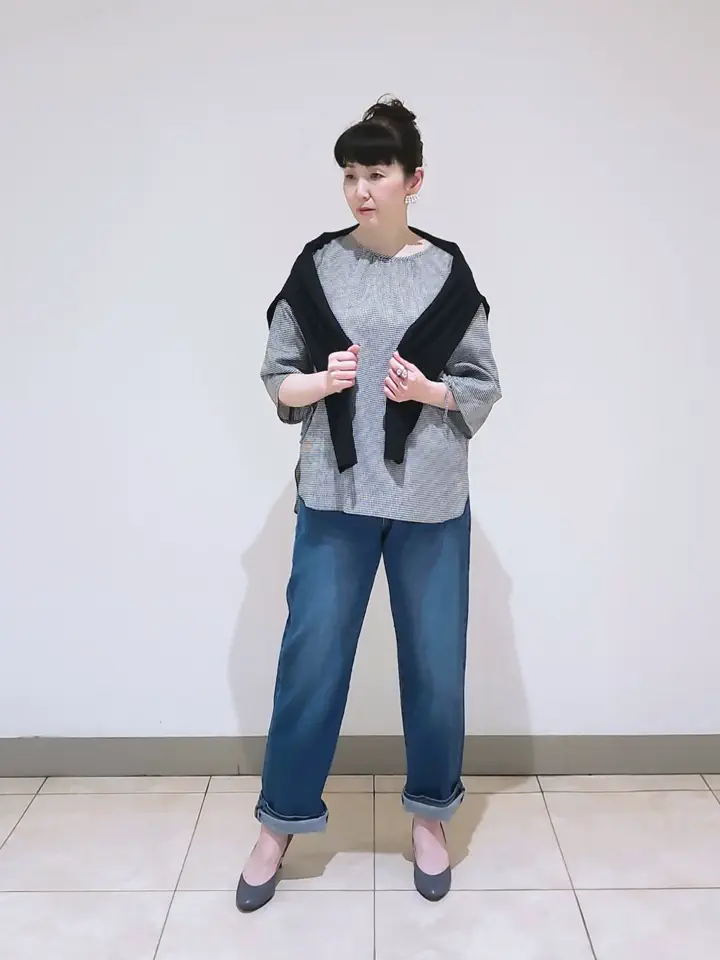 J.PRESS LADIES L スタッフ コーディネート画像