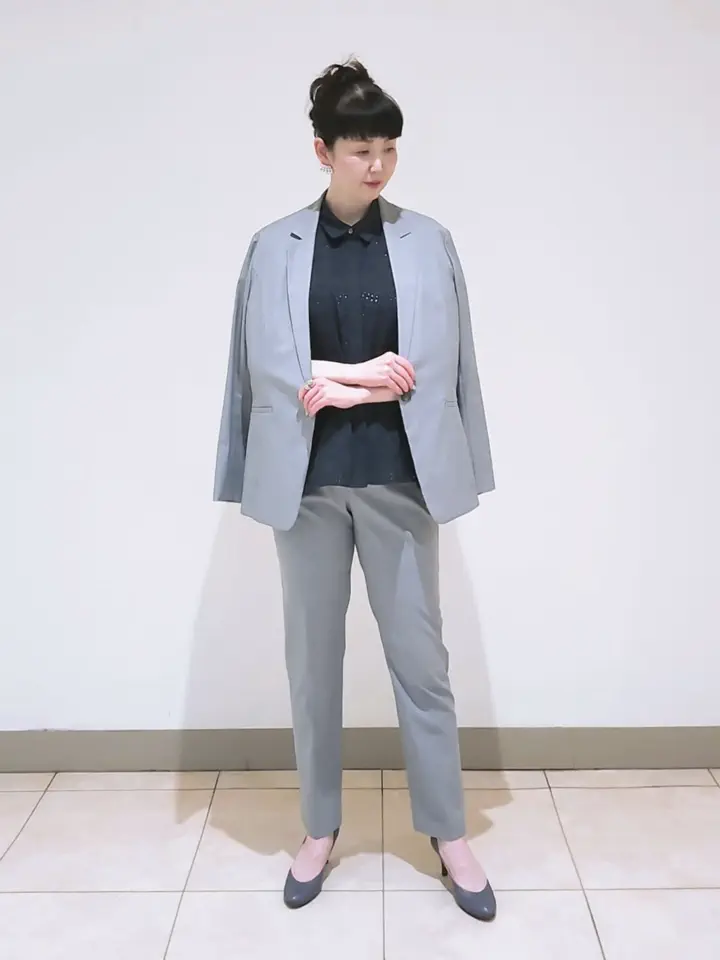 J.PRESS LADIES L スタッフ コーディネート画像