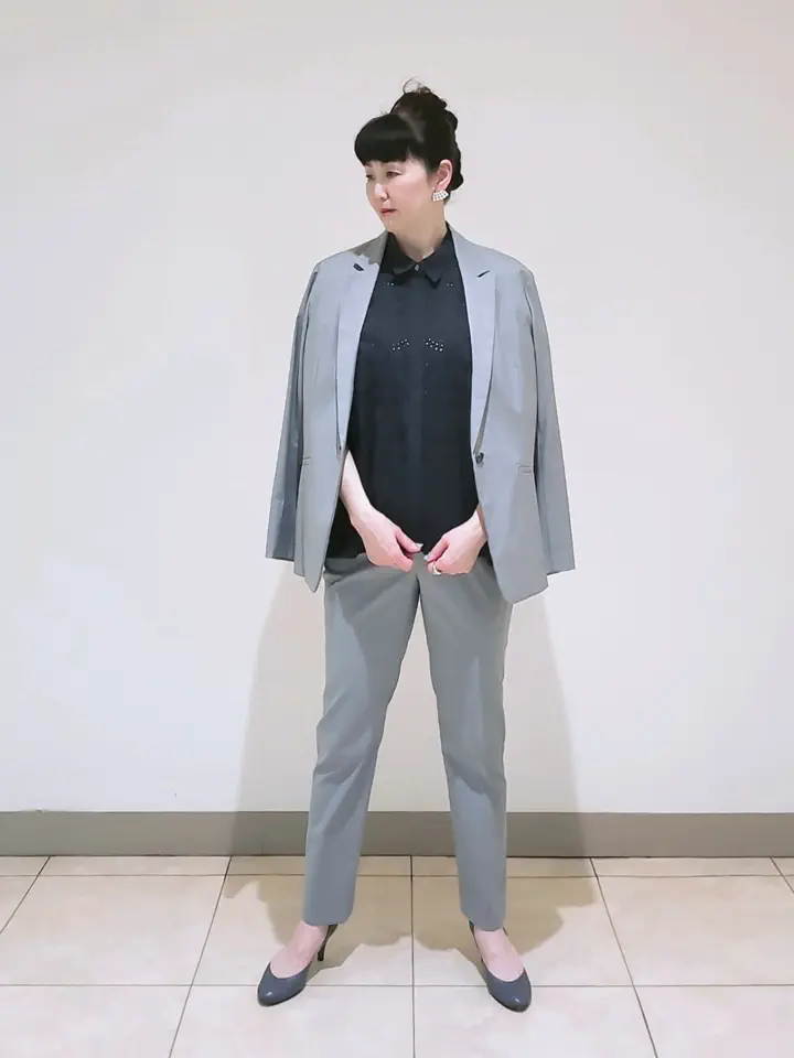 J.PRESS LADIES L スタッフ コーディネート画像