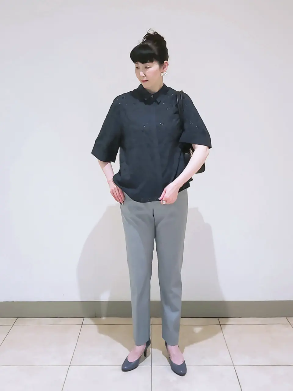 J.PRESS LADIES L スタッフ コーディネート画像