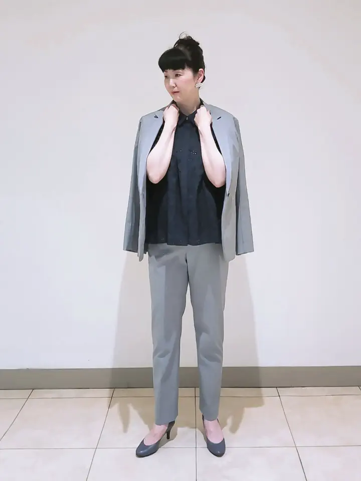 J.PRESS LADIES L スタッフ コーディネート画像