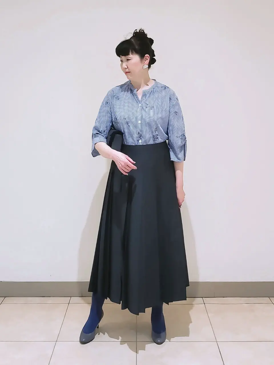 J.PRESS LADIES L スタッフ コーディネート画像