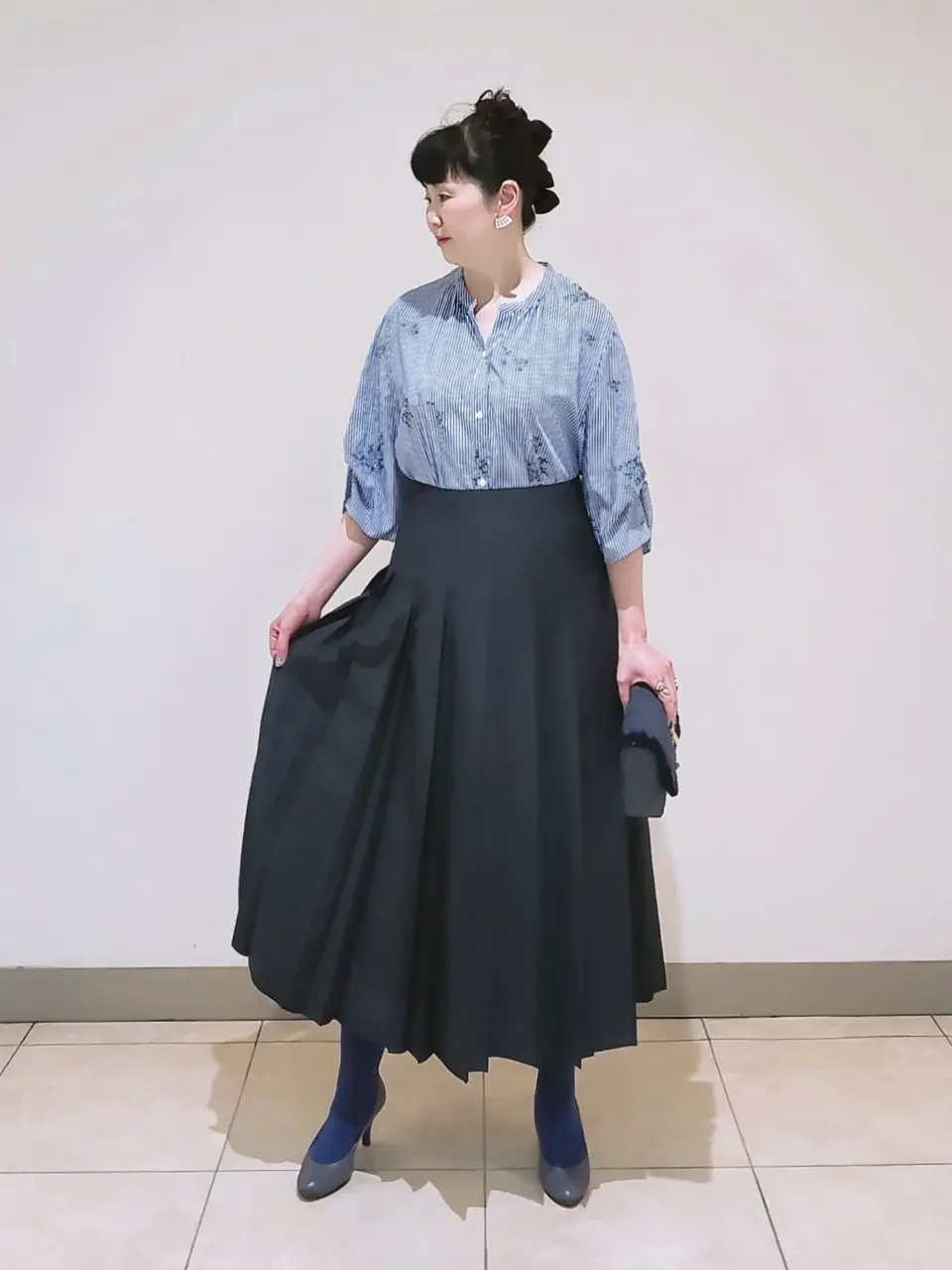 J.PRESS LADIES L スタッフ コーディネート画像
