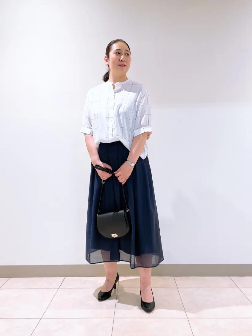 J.PRESS LADIES L スタッフ コーディネート画像