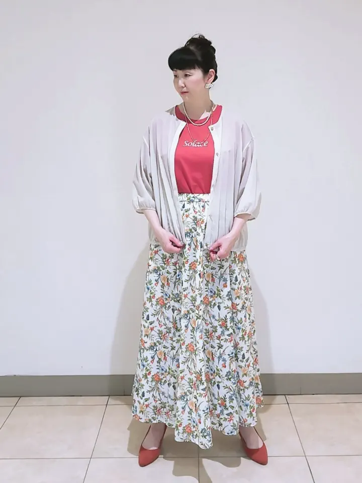 J.PRESS LADIES L スタッフ コーディネート画像
