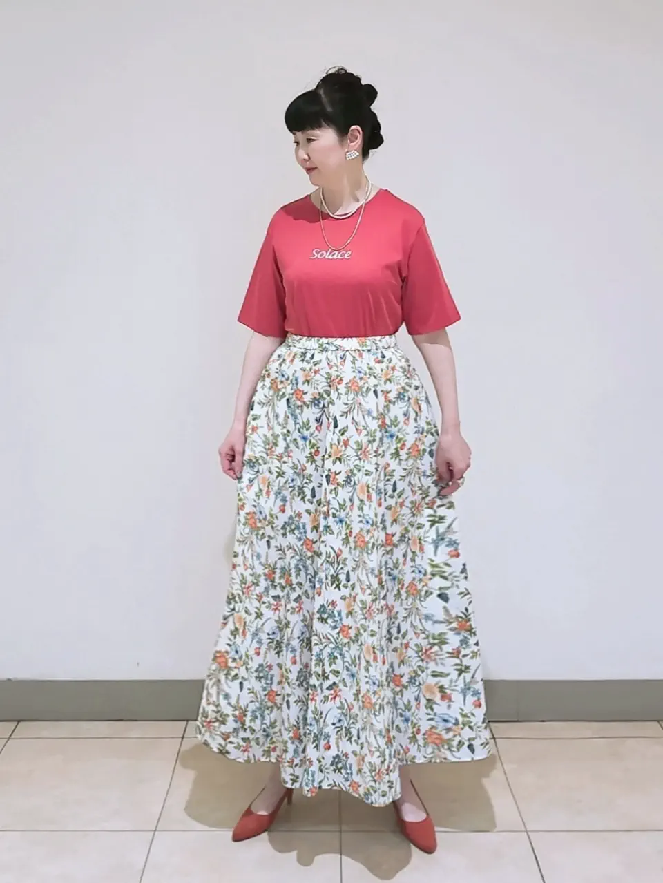 J.PRESS LADIES L スタッフ コーディネート画像