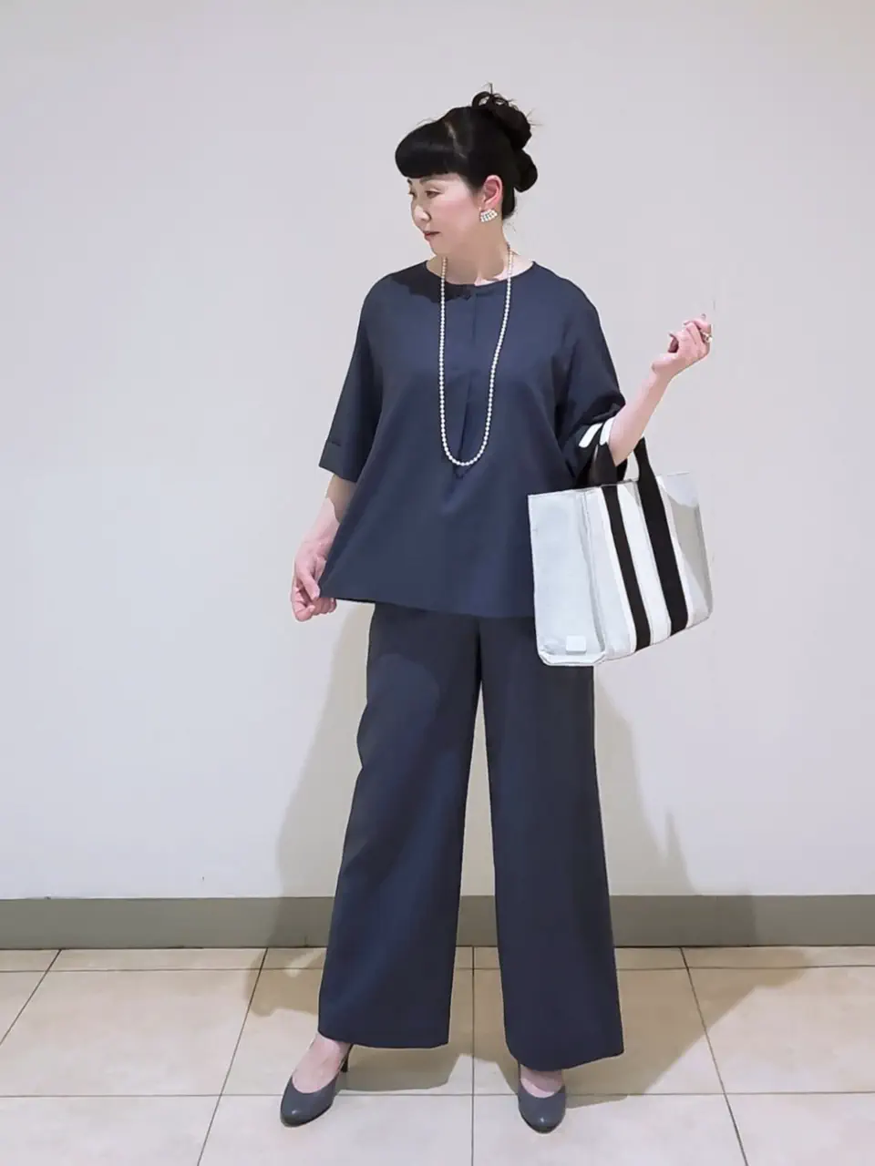 J.PRESS LADIES L スタッフ コーディネート画像