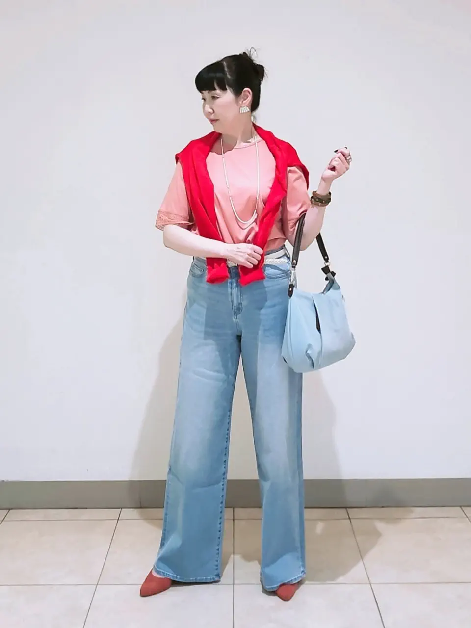 J.PRESS LADIES L スタッフ コーディネート画像