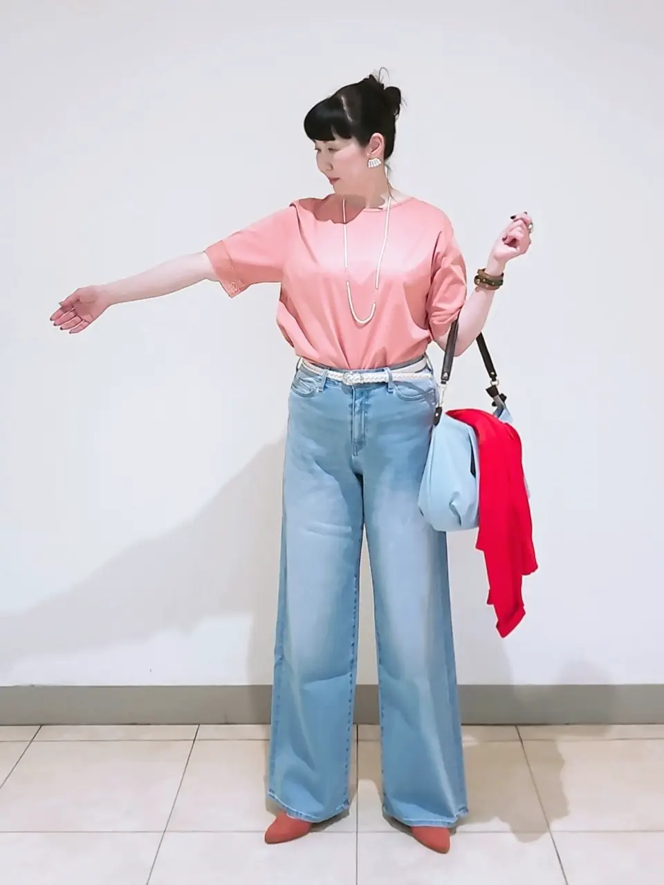 J.PRESS LADIES L スタッフ コーディネート画像