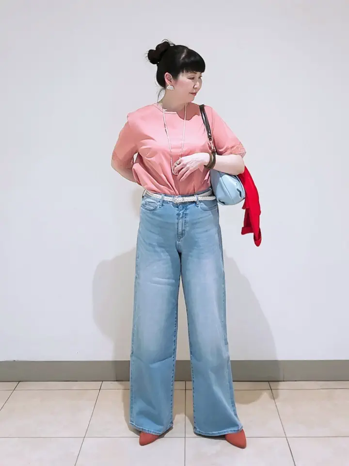J.PRESS LADIES L スタッフ コーディネート画像