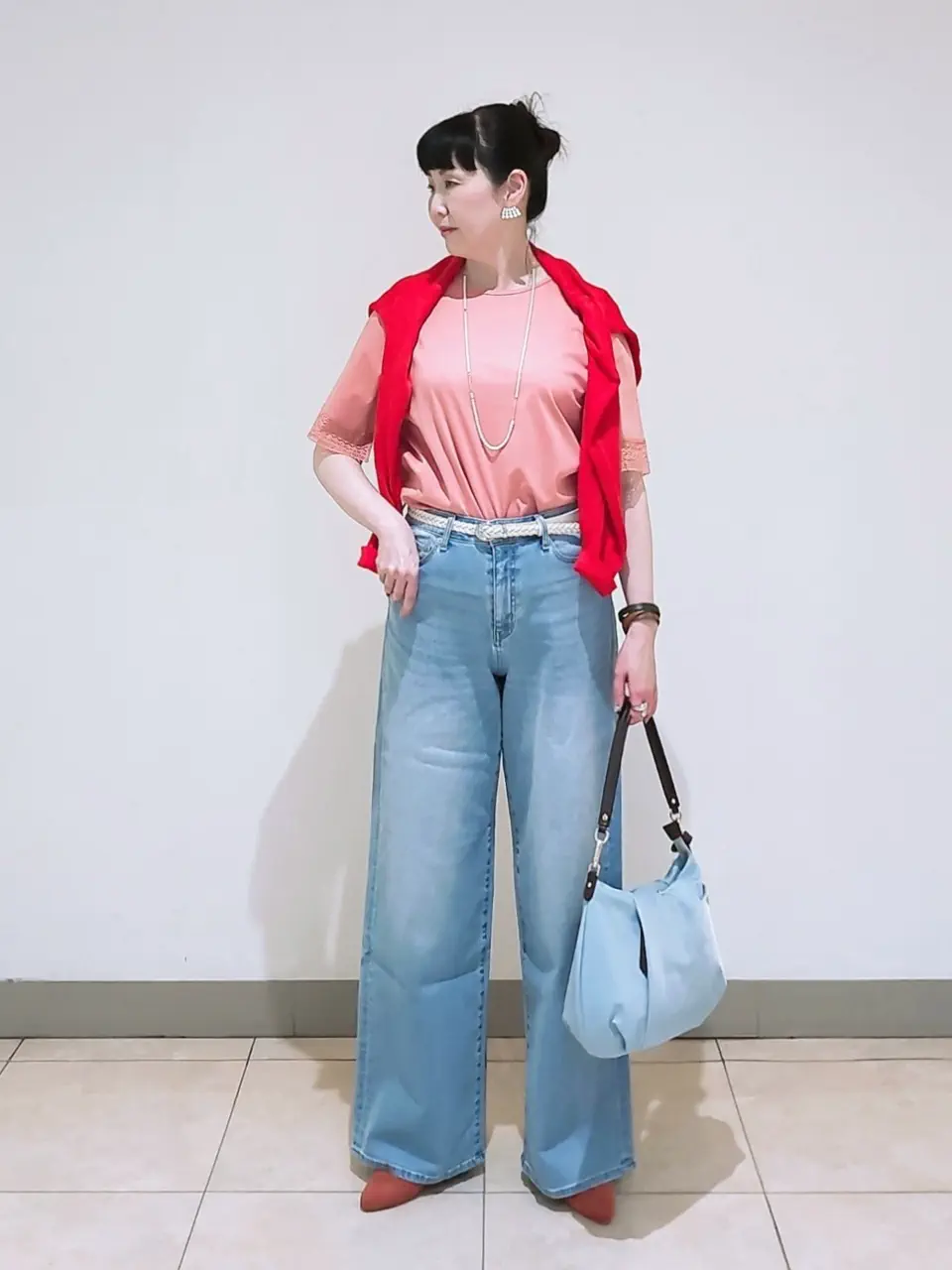 J.PRESS LADIES L スタッフ コーディネート画像