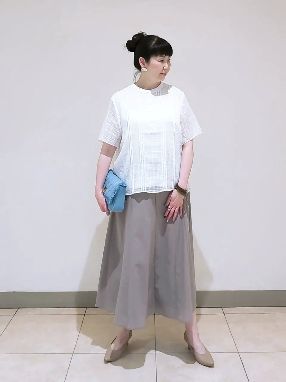 J.PRESS LADIES L スタッフ コーディネート画像