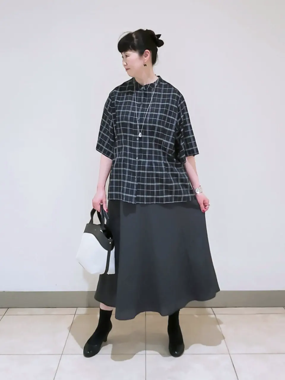 J.PRESS LADIES L スタッフ コーディネート画像