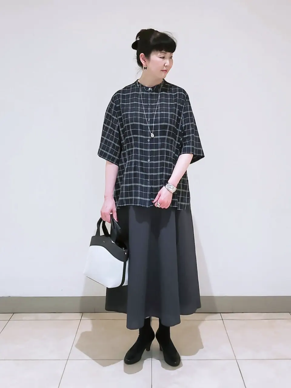 J.PRESS LADIES L スタッフ コーディネート画像