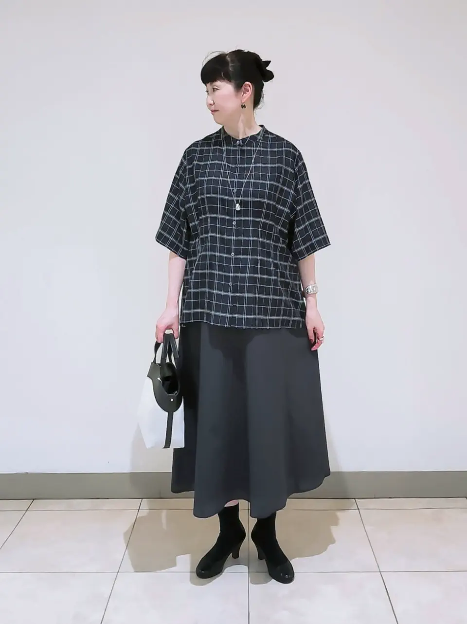 J.PRESS LADIES L スタッフ コーディネート画像