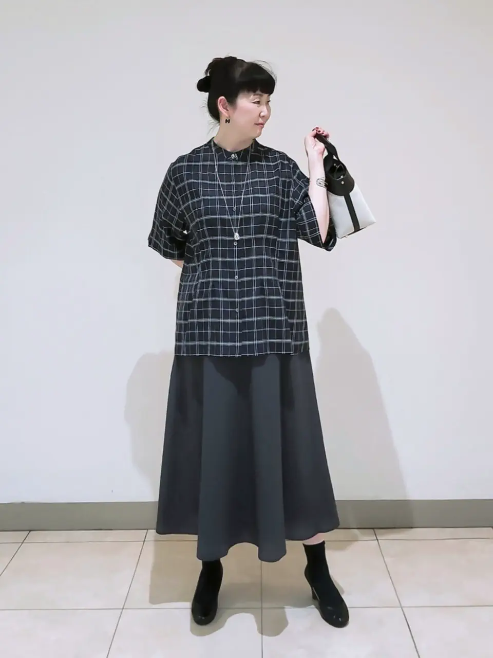 J.PRESS LADIES L スタッフ コーディネート画像