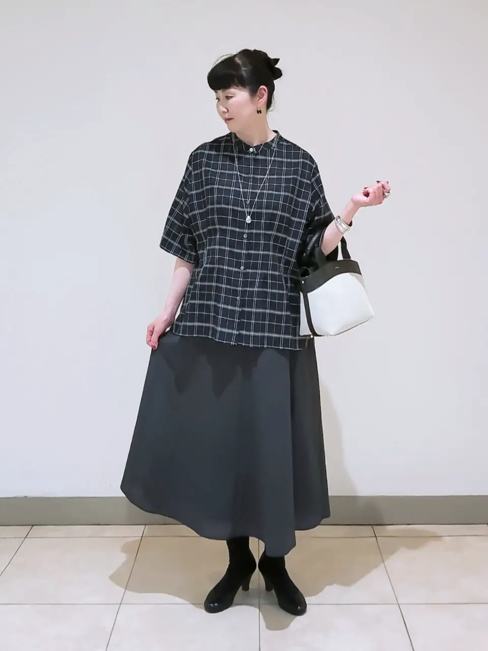 J.PRESS LADIES L スタッフ コーディネート画像