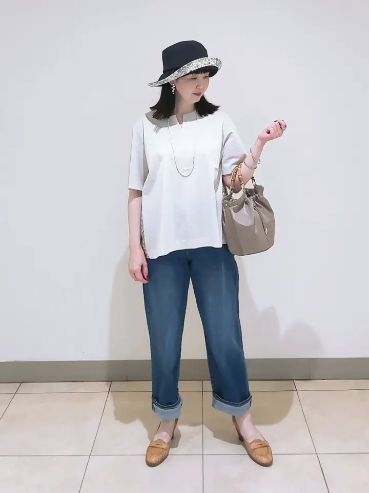 J.PRESS LADIES L スタッフ コーディネート画像