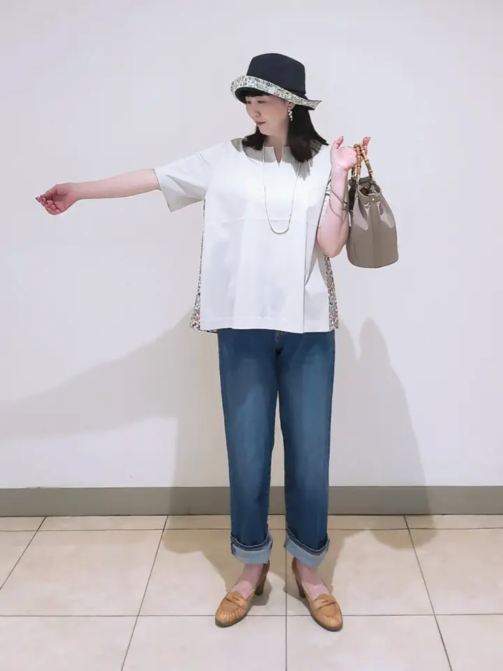 J.PRESS LADIES L スタッフ コーディネート画像