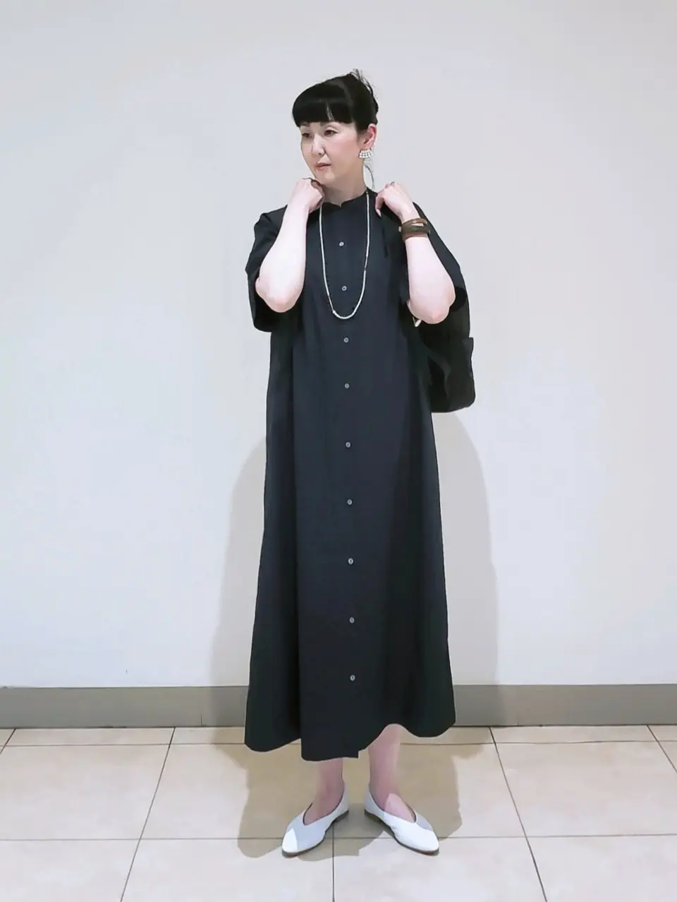J.PRESS LADIES L スタッフ コーディネート画像