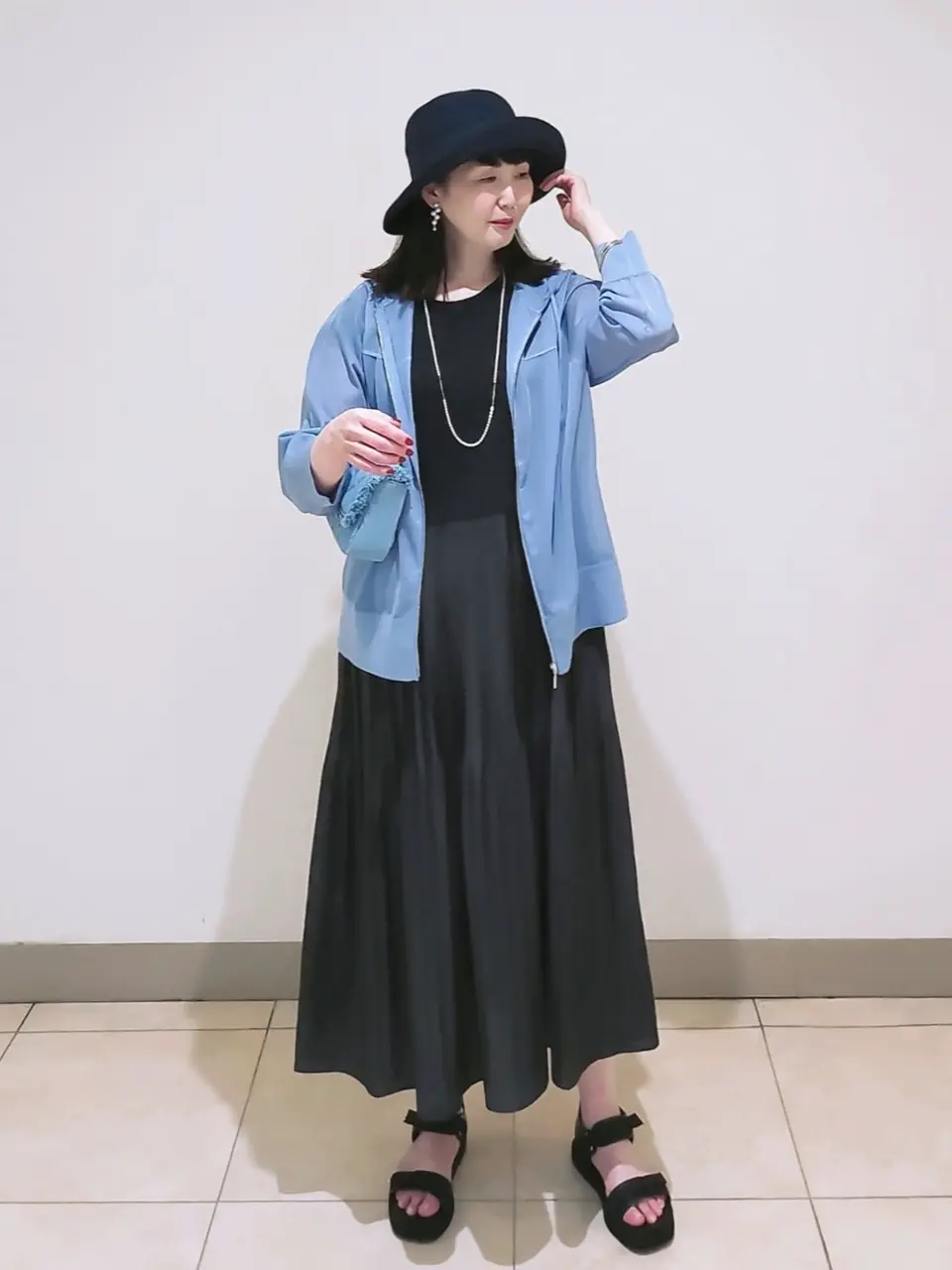 J.PRESS LADIES L スタッフ コーディネート画像