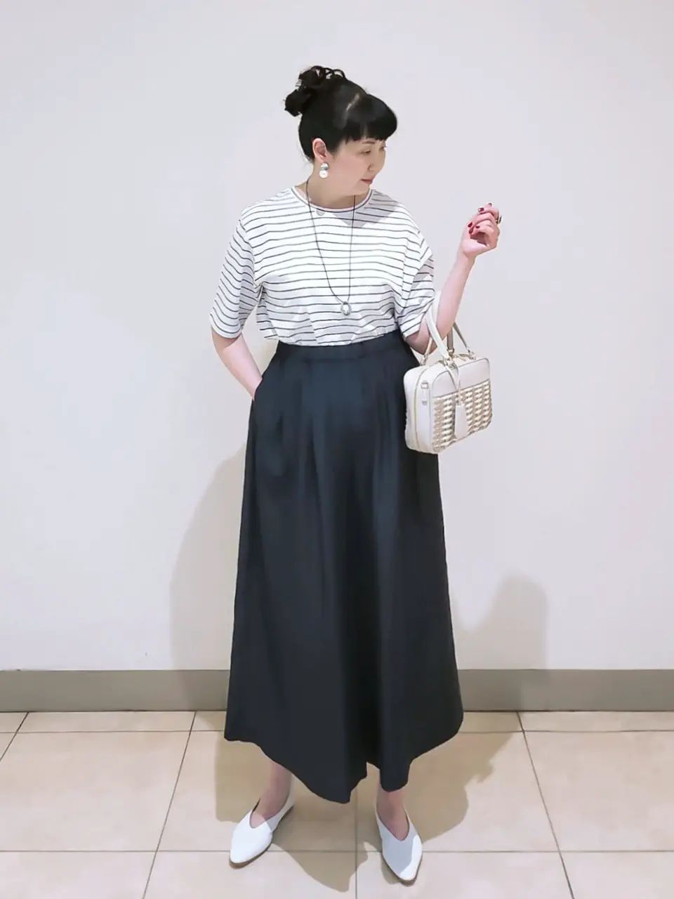 J.PRESS LADIES L スタッフ コーディネート画像