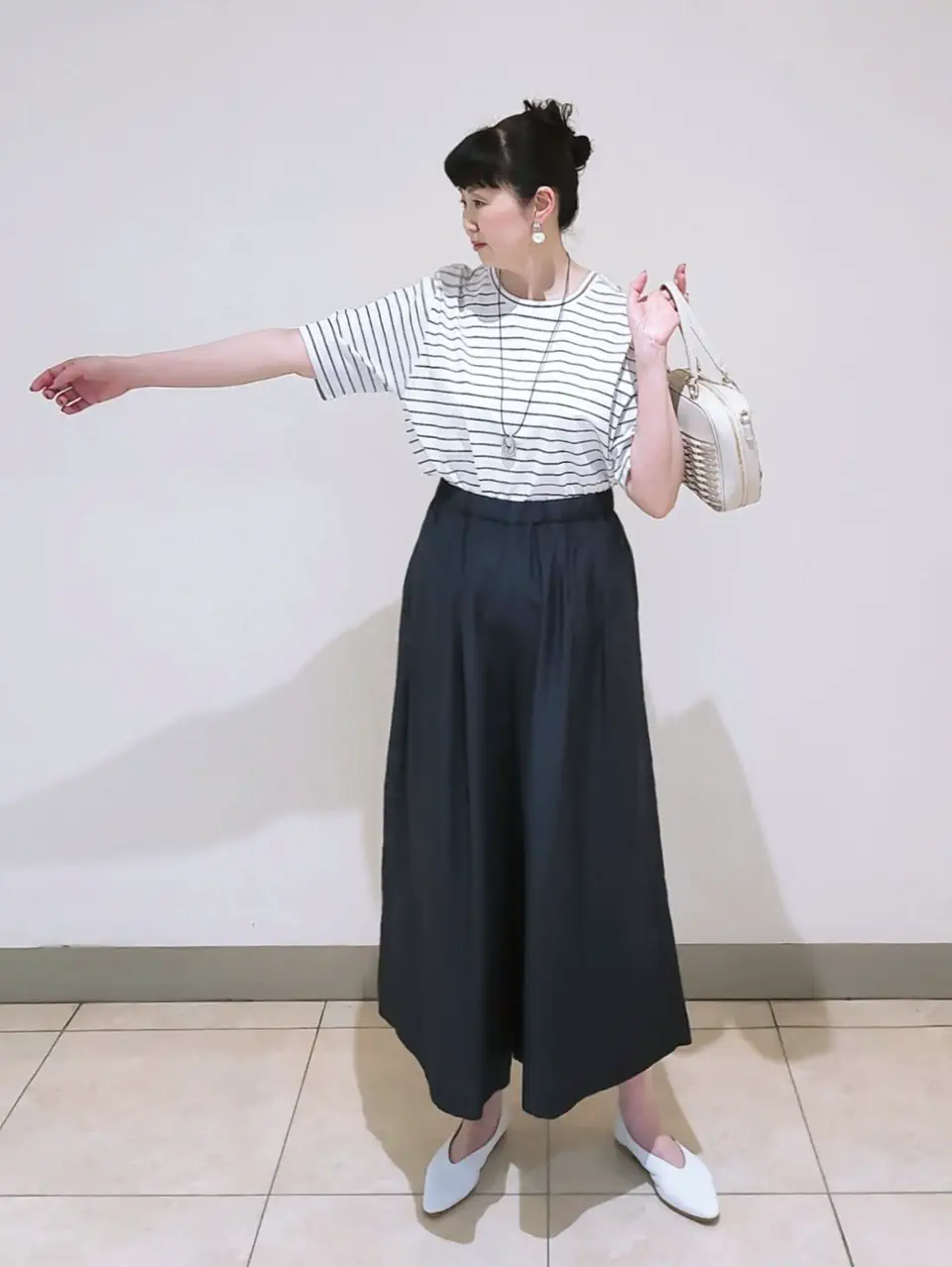 J.PRESS LADIES L スタッフ コーディネート画像