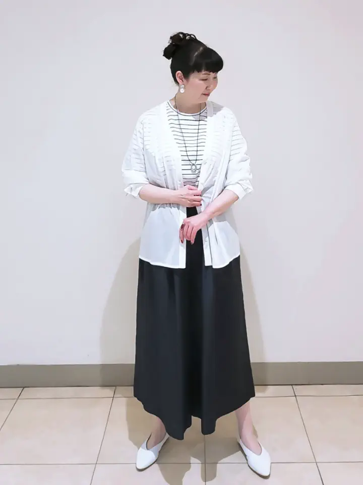 J.PRESS LADIES L スタッフ コーディネート画像
