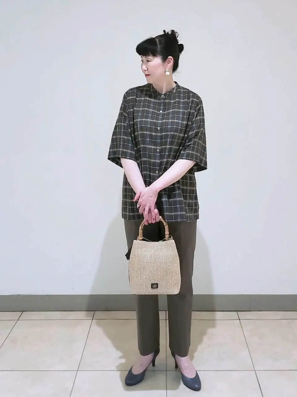 J.PRESS LADIES L スタッフ コーディネート画像