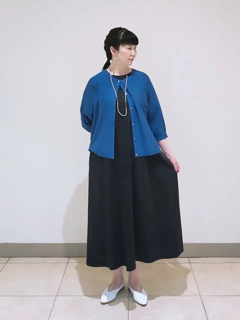 J.PRESS LADIES L スタッフ コーディネート画像