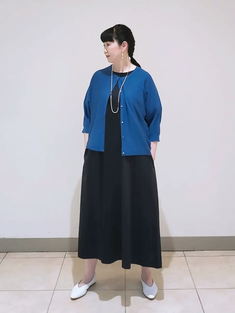 J.PRESS LADIES L スタッフ コーディネート画像