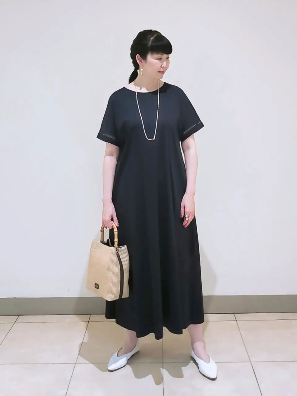 J.PRESS LADIES L スタッフ コーディネート画像