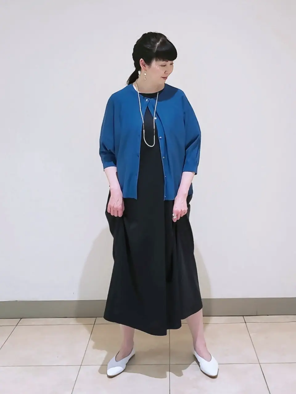J.PRESS LADIES L スタッフ コーディネート画像