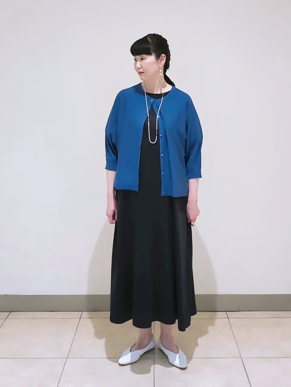 J.PRESS LADIES L スタッフ コーディネート画像
