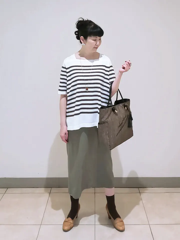 J.PRESS LADIES L スタッフ コーディネート画像