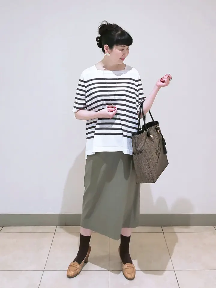 J.PRESS LADIES L スタッフ コーディネート画像