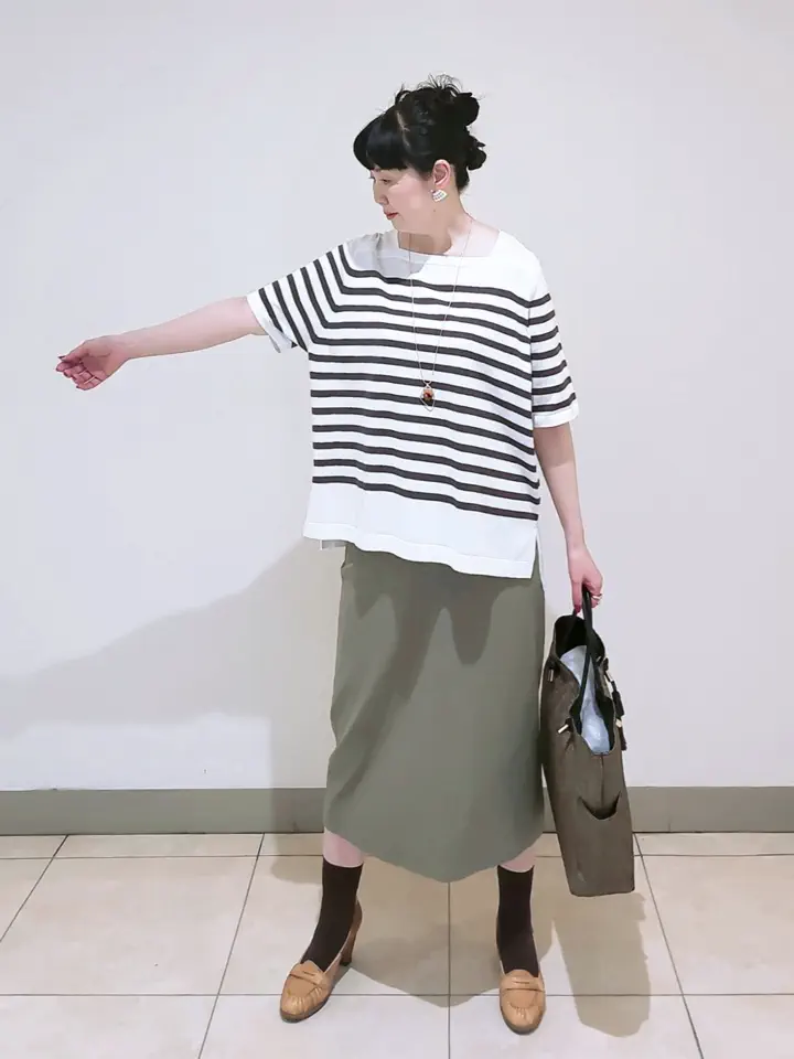J.PRESS LADIES L スタッフ コーディネート画像
