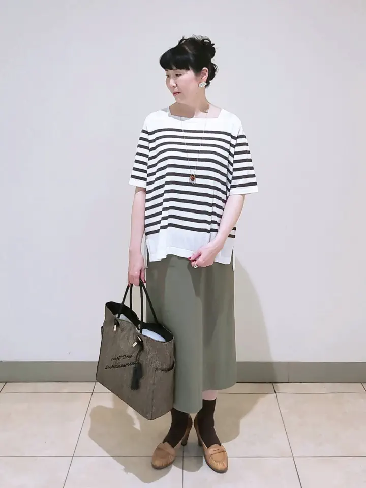 J.PRESS LADIES L スタッフ コーディネート画像